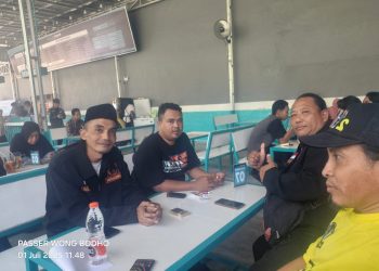 Ketua PASSER Lamongan, Sutikno datangi Kesbangpol  Lamongan untuk konsolidasi,