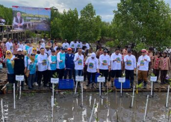 Mas Wabup dirham akbar Ikuti Festival Mangrove Jatim VII