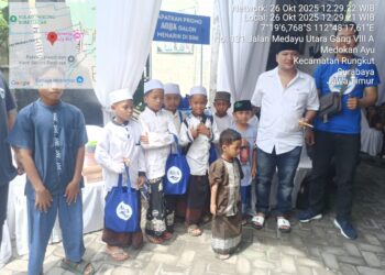 Kepedulian Dirut PT. EMMC dan Radar CNN Grup: Gelar 1000 Kuota Khitan Massal Gratis, Santunan Anak Yatim dan Bagi-bagi Sembako